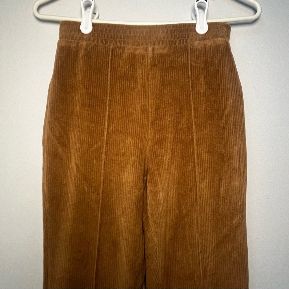 Aerie Tan Corduroy Flare Pants Textured Size XS - Picture 2 of 9
